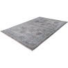 Tapis style oriental rouge avec franges Nain