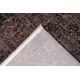 Tapis avec franges rayé à mèches courtes gris vintage Concorde