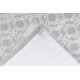 Tapis baroque avec franges lavable en machine Real