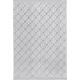 Tapis baroque avec franges lavable en machine Real