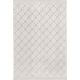 Tapis baroque avec franges lavable en machine Real