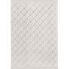 Tapis baroque avec franges lavable en machine Real