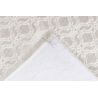 Tapis baroque avec franges lavable en machine Real