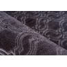 Tapis baroque avec franges lavable en machine Real