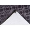 Tapis baroque avec franges lavable en machine Real