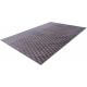 Tapis lavable en machine contemporain avec franges Branco