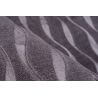 Tapis lavable en machine contemporain avec franges Branco