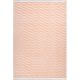Tapis lavable en machine contemporain avec franges Branco