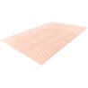 Tapis lavable en machine contemporain avec franges Branco