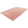 Tapis lavable en machine contemporain avec franges Branco