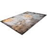 Tapis multicolore vintage rectangle rayé Conde