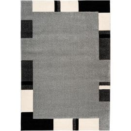 Tapis contemporain à mèches courtes rectangle Skanor