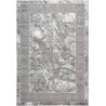 Tapis brillant marbré baroque intérieur Skara