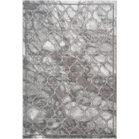 Tapis baroque brillant marbré intérieur Saffle