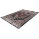 Tapis vintage multicolore avec franges rayé Umea