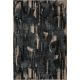 Tapis recyclé rayé design pour salon multicolore Viseu