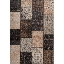 Tapis patchwork plat ethnique rectangle Pacino