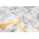 Tapis marbré doux géométrique shaggy Marble