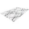 Tapis doux graphique shaggy scandinave marbré Marble