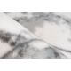 Tapis doux graphique shaggy scandinave marbré Marble