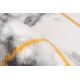 Tapis doux graphique shaggy scandinave marbré Marble