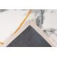 Tapis doux graphique shaggy scandinave marbré Marble