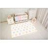 Tapis de jeu enfant multicolore lavable en machine Stars