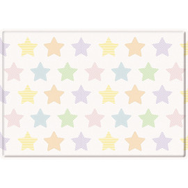 Tapis de jeu enfant multicolore lavable en machine Stars