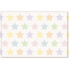 Tapis de jeu enfant multicolore lavable en machine Stars