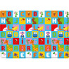 Tapis de jeu multicolore enfant Animal Pary