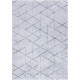 Tapis scandinave rectangle intérieur géométrique Labyrinth