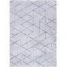 Tapis scandinave rectangle intérieur géométrique Labyrinth