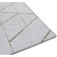 Tapis scandinave rectangle intérieur géométrique Labyrinth