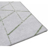 Tapis scandinave rectangle intérieur géométrique Labyrinth