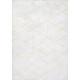 Tapis scandinave rectangle intérieur géométrique Labyrinth