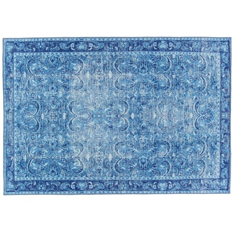 Tapis vintage rayé plat intérieur rectangle Urmia