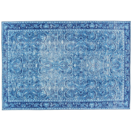 Tapis vintage rayé plat intérieur rectangle Urmia