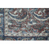 Tapis vintage rayé plat intérieur rectangle Urmia