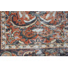 Tapis vintage rayé plat intérieur rectangle Urmia