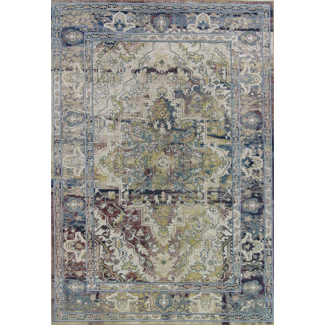 Tapis vintage rectangle en polyester intérieur Zabol