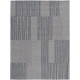 Tapis rayé pour salon rectangle moderne Maline