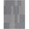 Tapis rayé pour salon rectangle moderne Maline