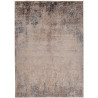 Tapis vintage taupe pour salon rayé Londres