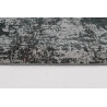 Tapis rectangle gris rayé vintage pour salon Bristol