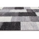 Tapis design géométrique à courtes mèches rectangle Leicester