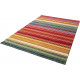 Tapis rayé multicolore design pour salon Sheffield