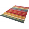 Tapis rayé multicolore design pour salon Sheffield