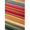 Tapis rayé multicolore design pour salon Sheffield