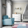 Tapis de chambre bébé multicolore pastel Berwick