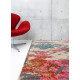 Tapis floral gris design pour salon rectangle Hull